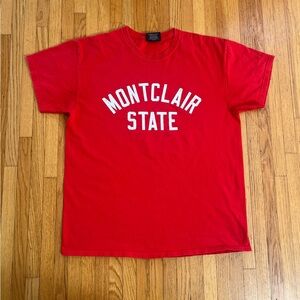 MV Sport Red T-Shirt with White Print